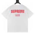Supreme Stencil Embroidered S/S Tee — White / Black
