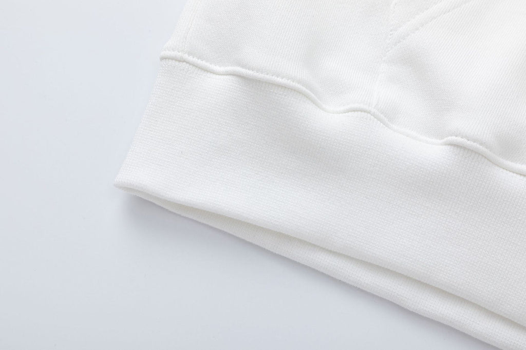 OFF WHITE Col S. Matthew Stripe Logo Hoodie – Black & White