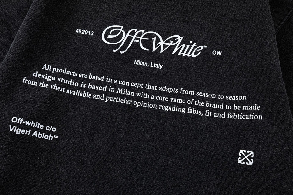 Off-White Script Mary Hoodie – Renaissance Art Graphic