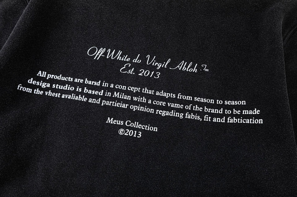 OFF WHITE C/O Virgil Abloh Madonna Caravaggio Hoodie – Black