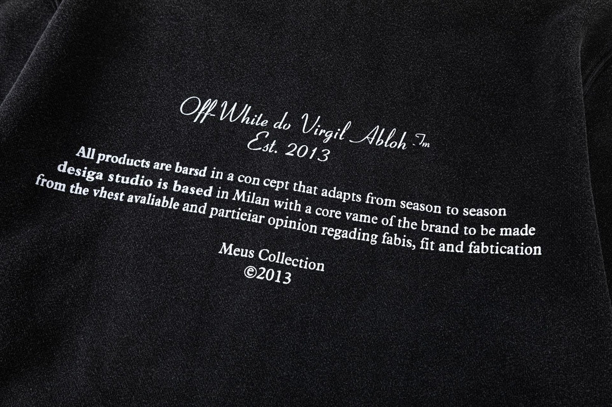 OFF WHITE C/O Virgil Abloh Madonna Caravaggio Hoodie – Black