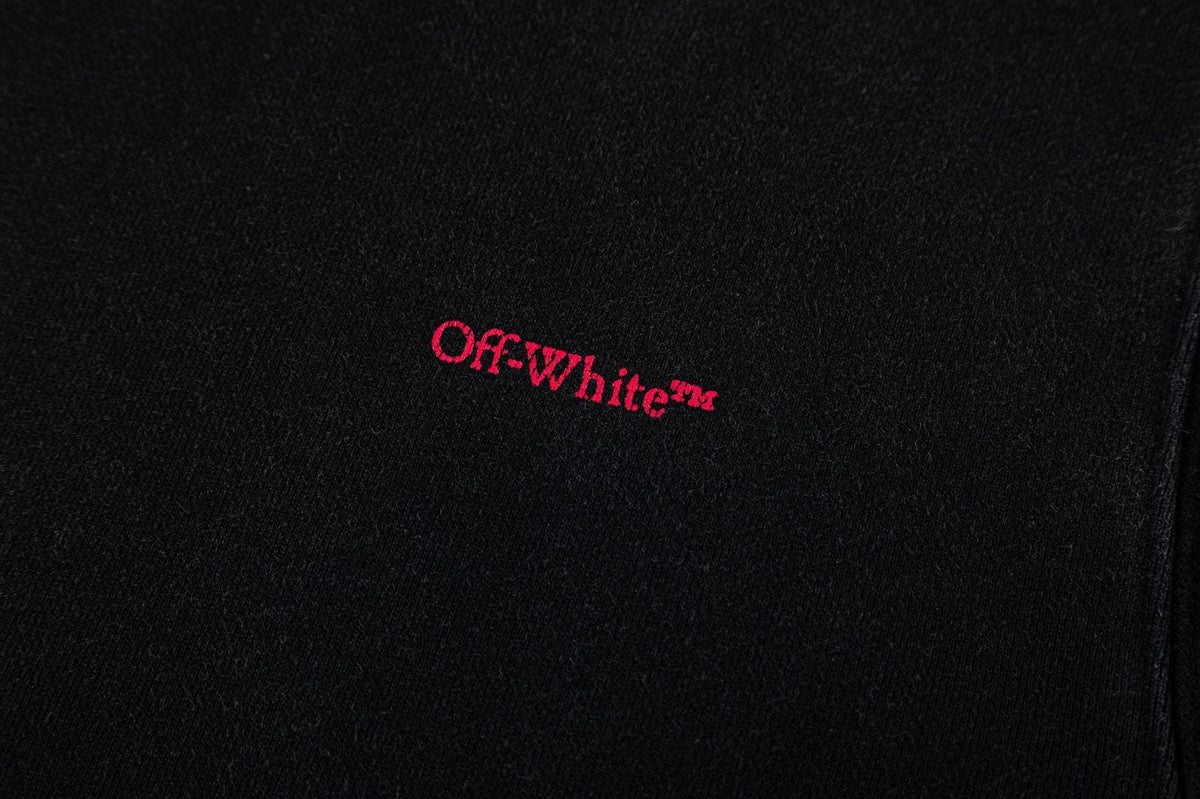 OFF WHITE Bacchus Skate Hoodie – Black