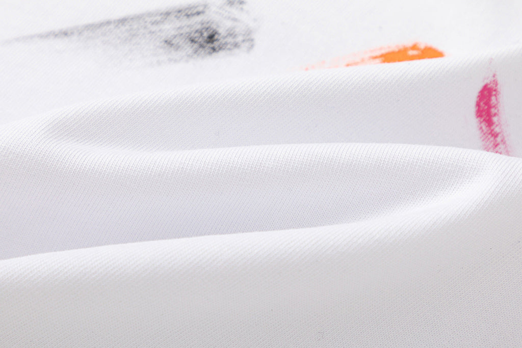 Off-White Bookish Crazy Cotton T-Shirt — Black / White