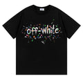 Off-White Bookish Crazy Cotton T-Shirt — Black / White