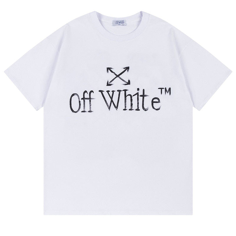 Off-White Fitting Logo T-Shirt — Black / White