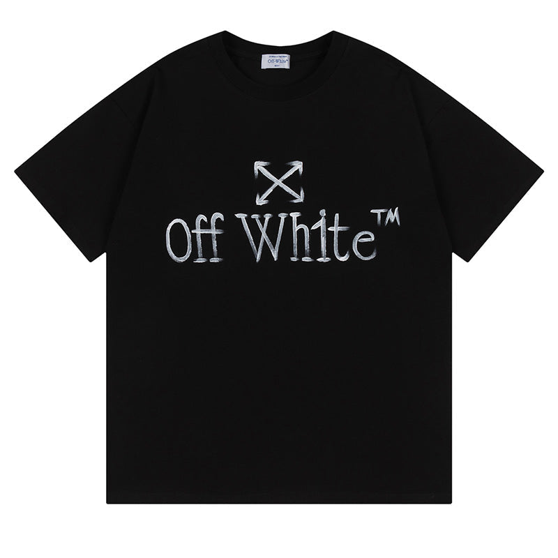 Off-White Fitting Logo T-Shirt — Black / White