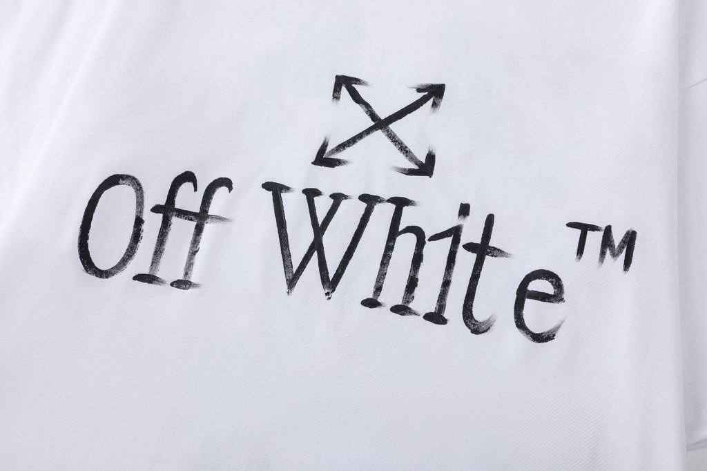 Off-White Fitting Logo T-Shirt — Black / White