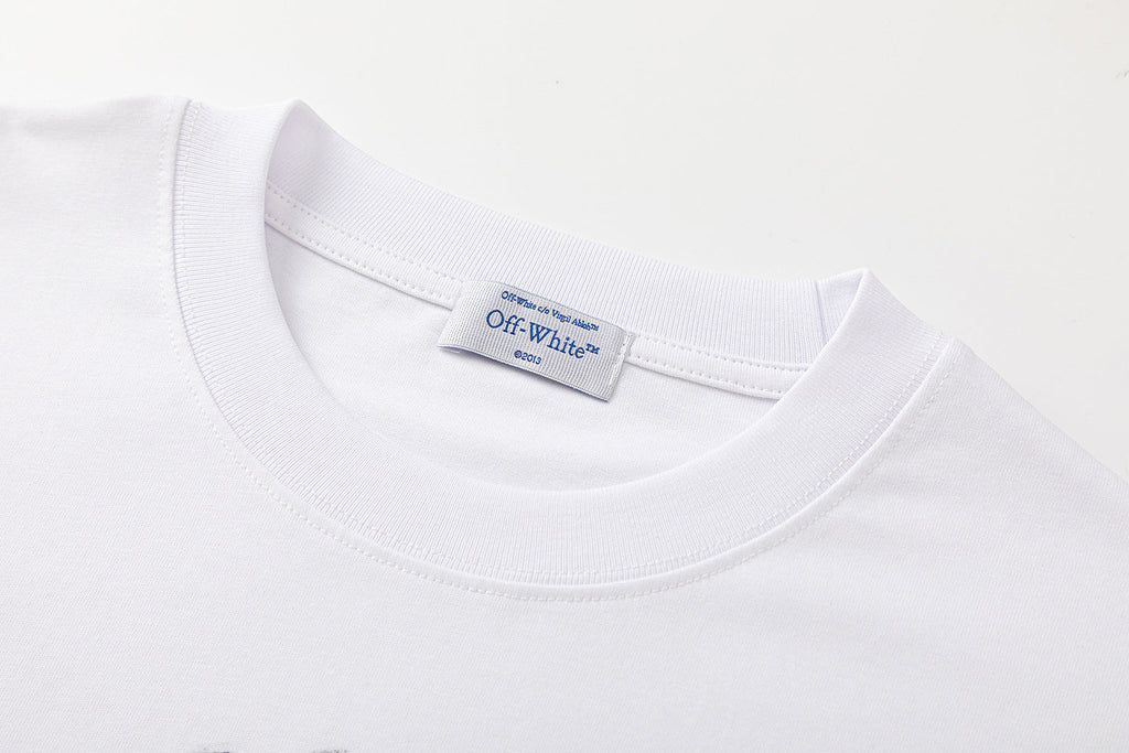 Off-White Fitting Logo T-Shirt — White / Black