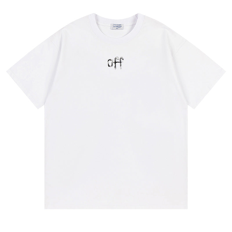 Off-White Fitting Logo T-Shirt — White / Black