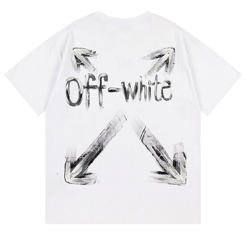 Off-White Fitting Logo T-Shirt — White / Black