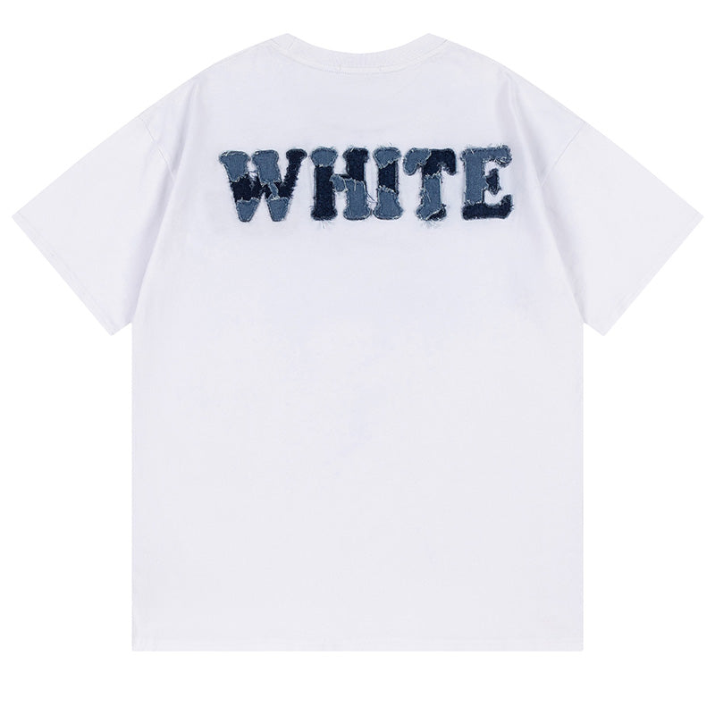 Off-White Just Global Tee — Black / White