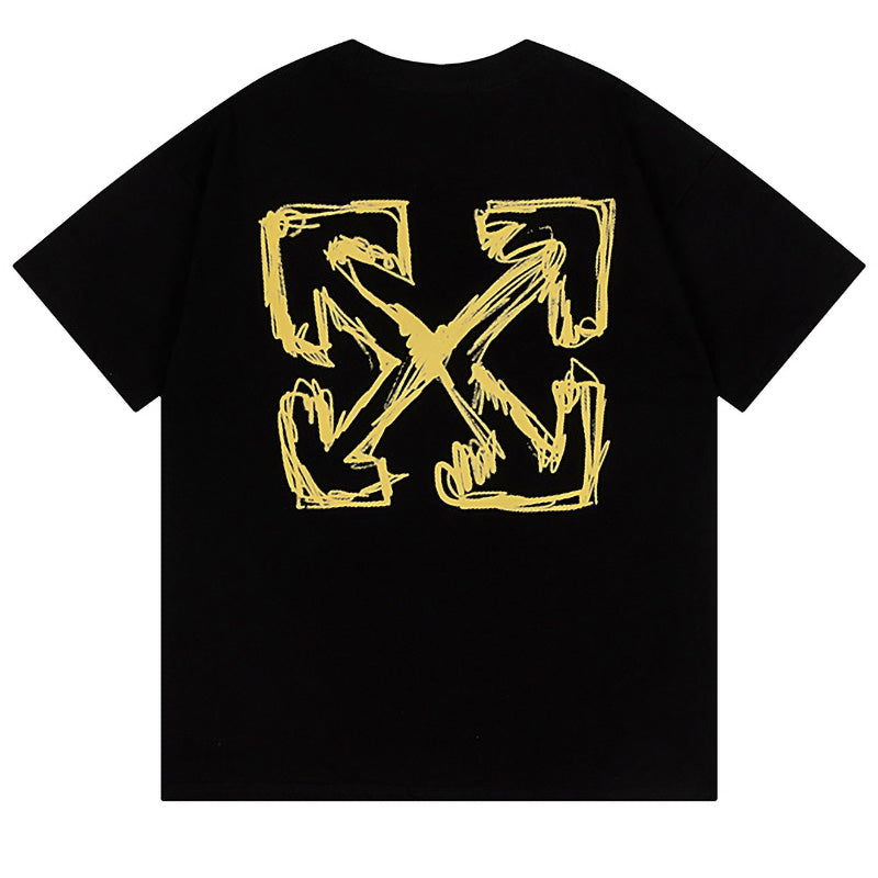 Off-White Sketch Arrow T-Shirt — Black / White