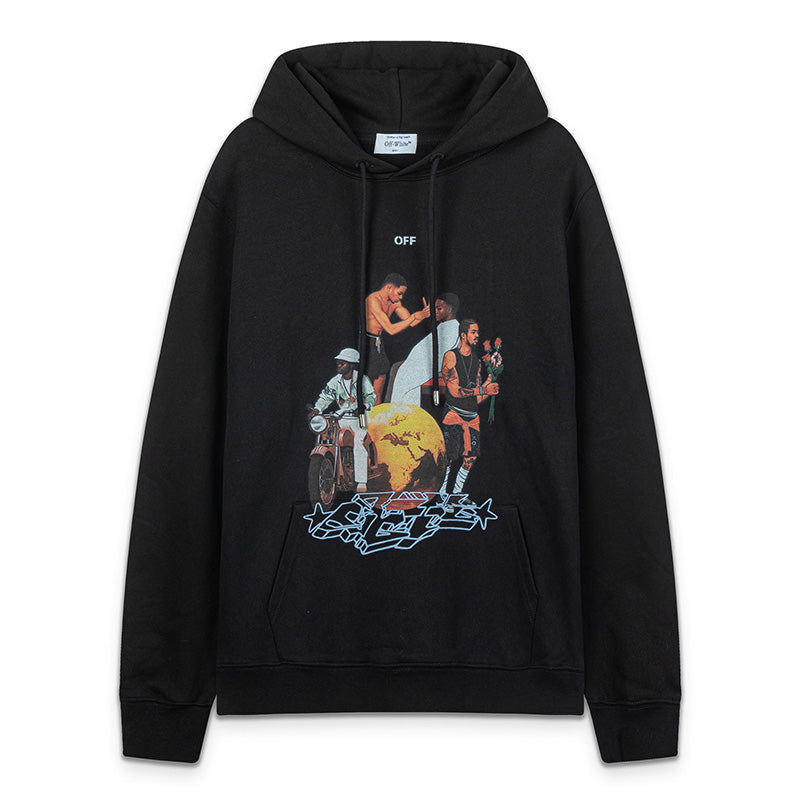 OFF-WHITE Sports Collage Graphic Hoodie