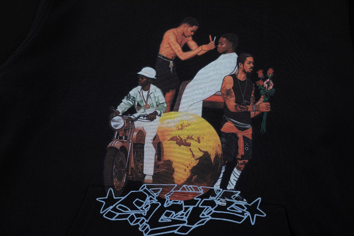 OFF-WHITE Sports Collage Graphic Hoodie