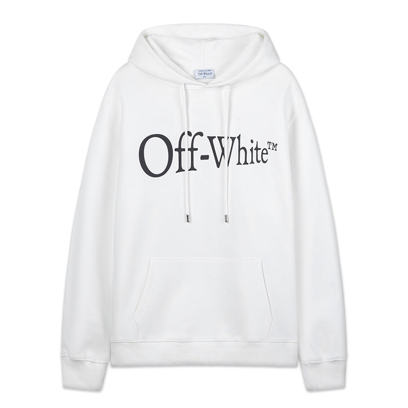 OFF-WHITE Big Bookish Logo Hoodie