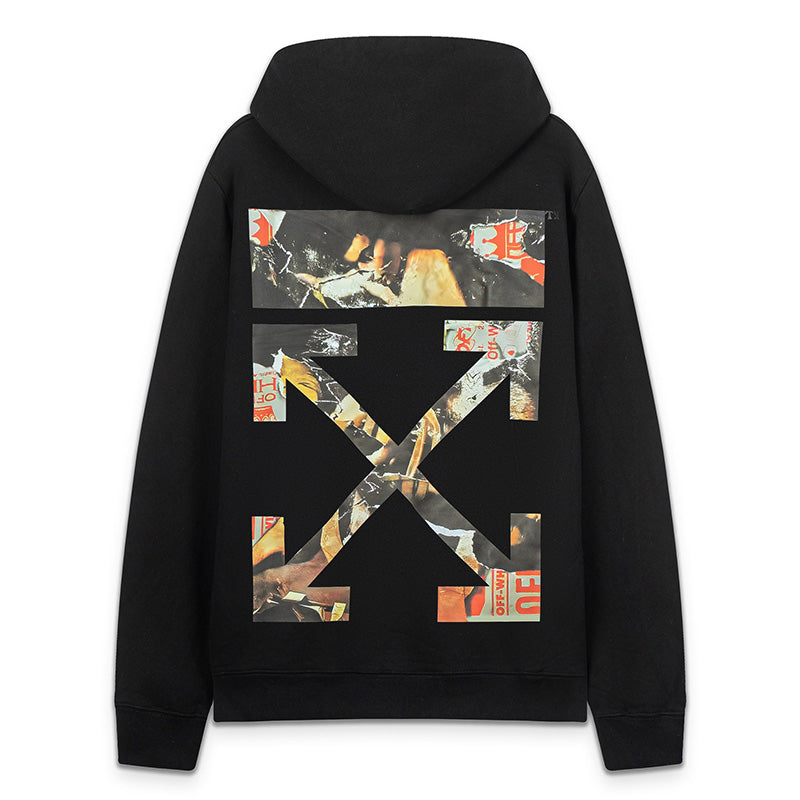 OFF-WHITE Caravaggio Graphic-Print Hoodie - White