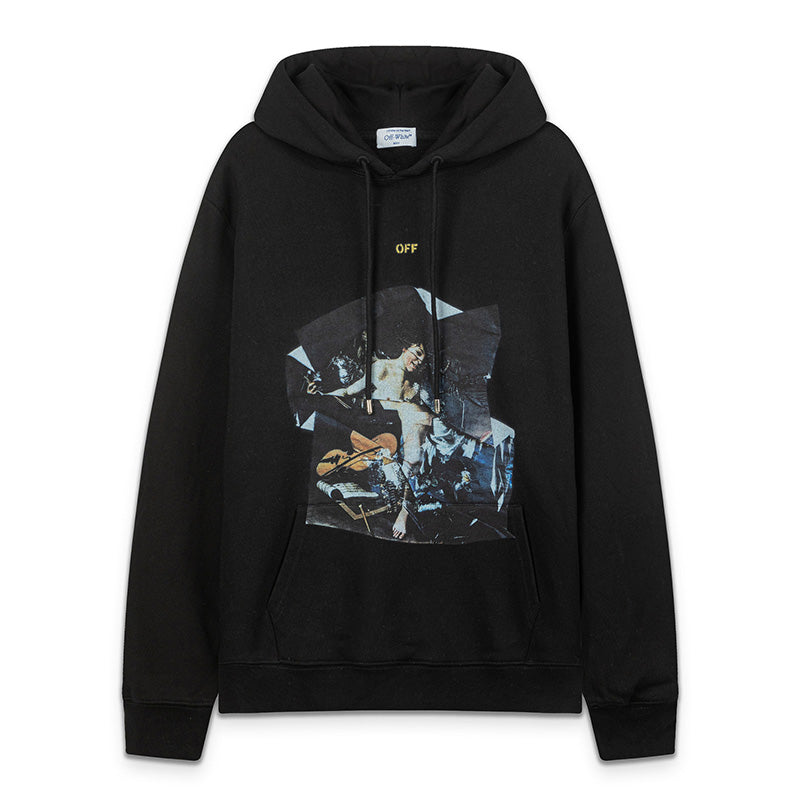 OFF-WHITE Caravaggio Graphic-Print Hoodie