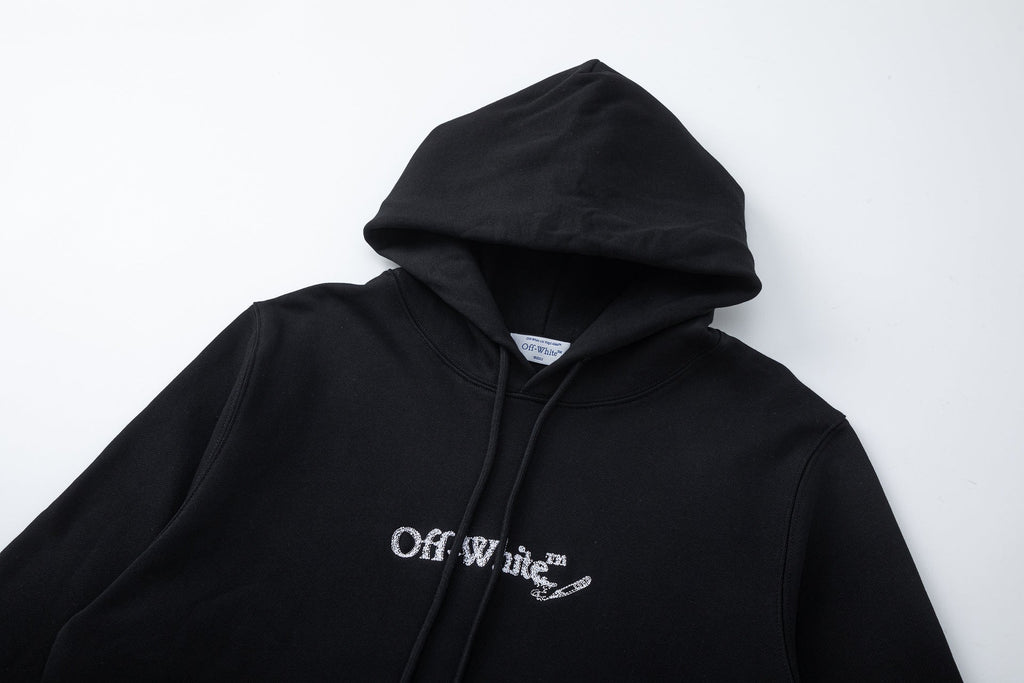 OFF-WHITE Brick Logo Arrows Hoodie