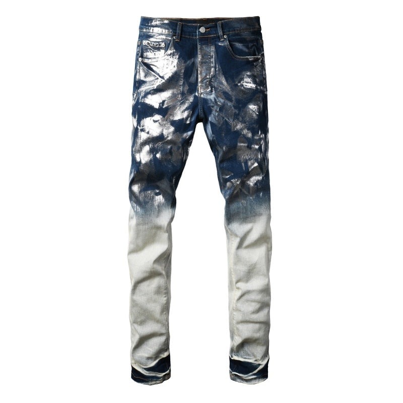 Purple Brand Crystal Diamond Skinny Jeans #PU9134