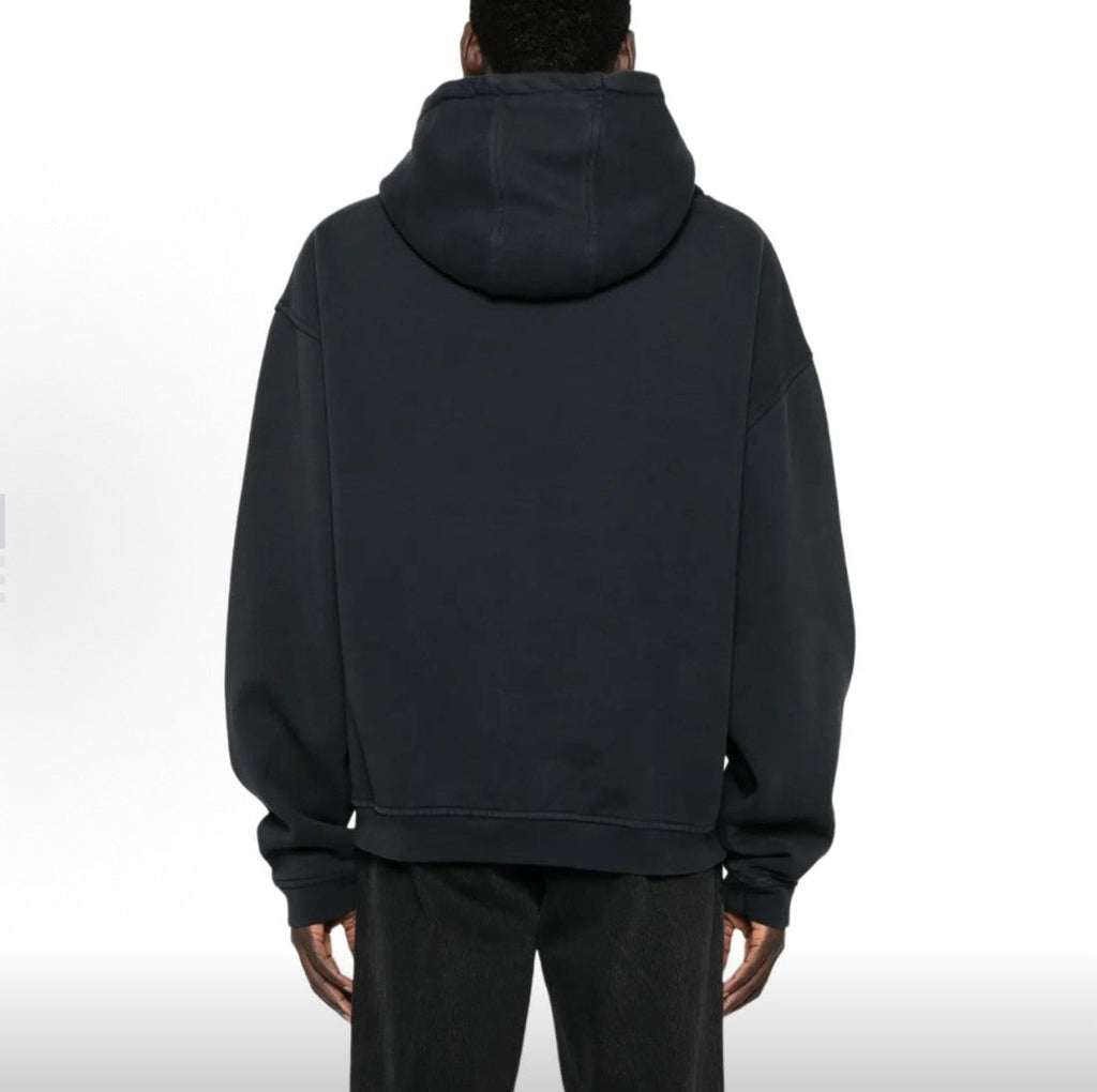 RHUDE Bay of Angels Yacht Club Graphic Hoodie – Black