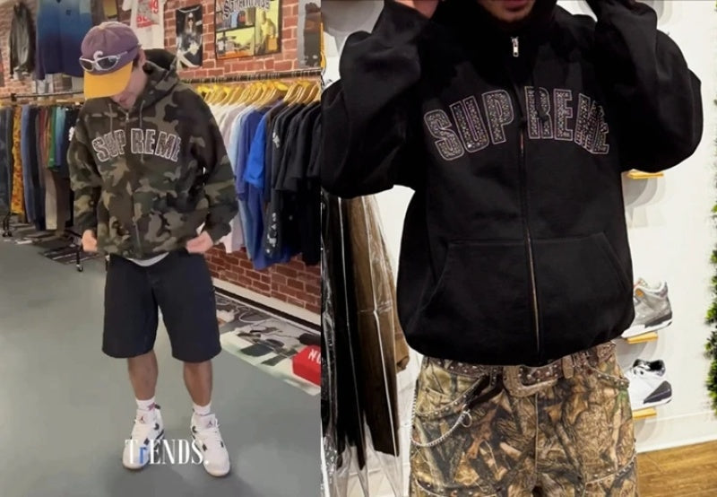 Supreme x B.B. Simon Zip Up Hoodie