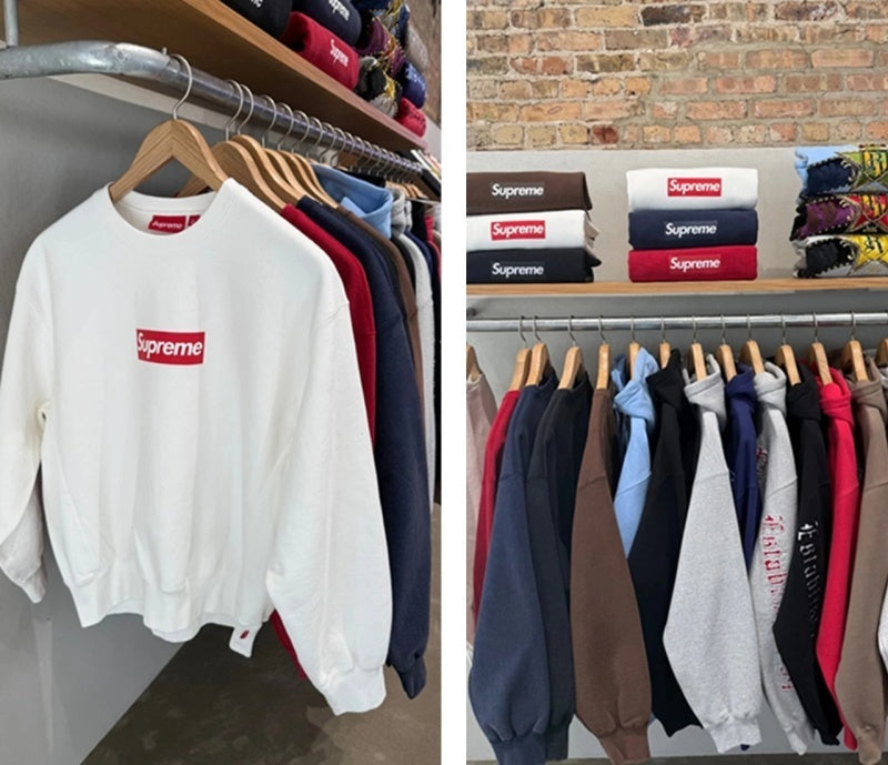 Supreme SS25 Washed Box Logo Sweatshirt