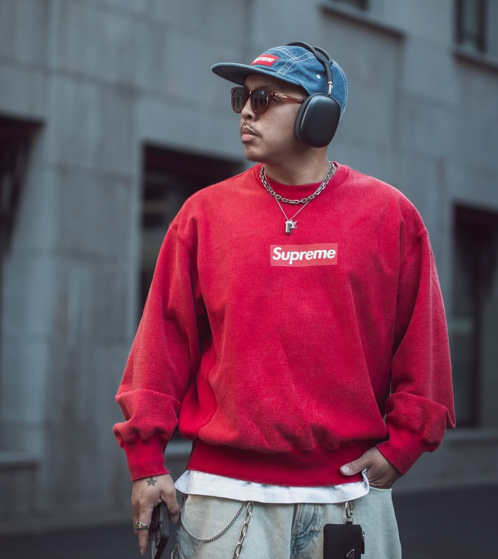 Supreme SS25 Washed Box Logo Sweatshirt