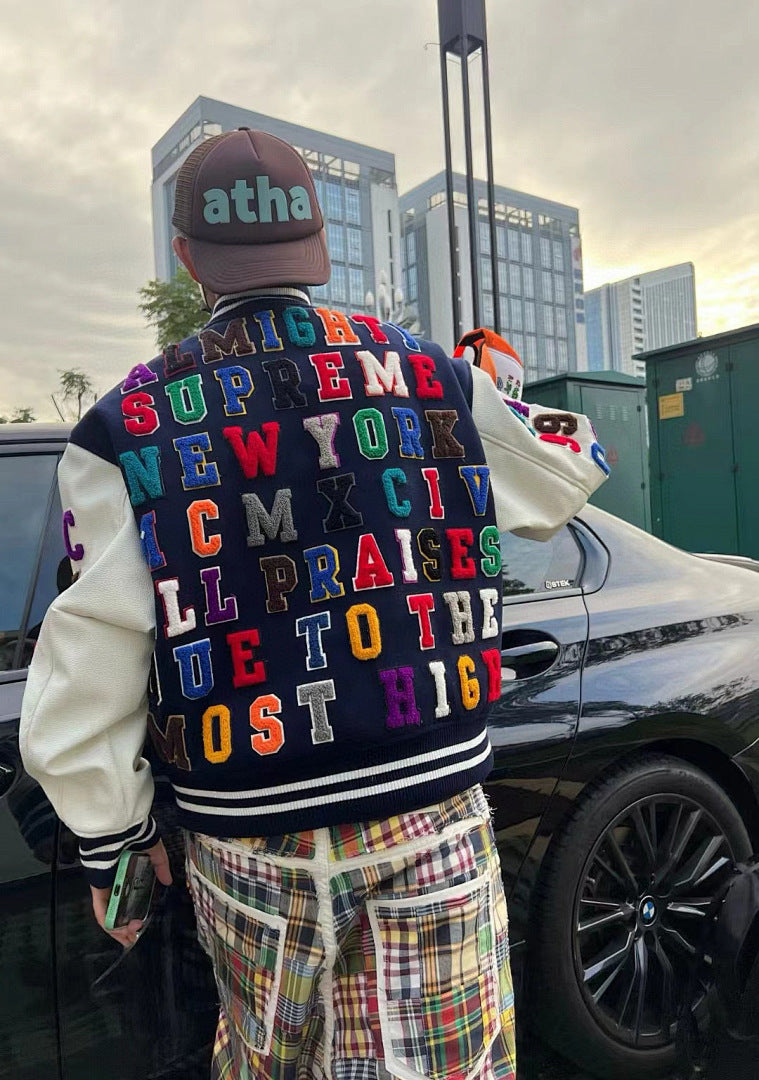Supreme SS25 Week 3 Praises Varsity Jacket