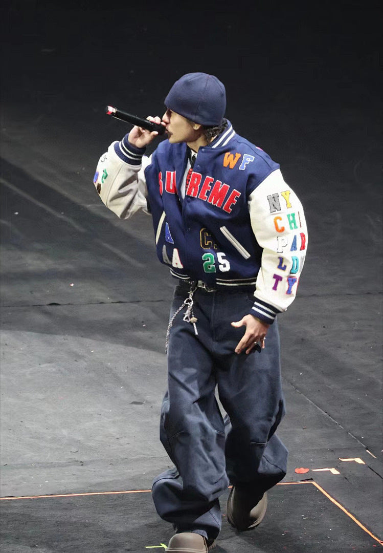 Supreme SS25 Week 3 Praises Varsity Jacket