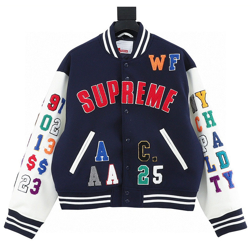 Supreme SS25 Week 3 Praises Varsity Jacket
