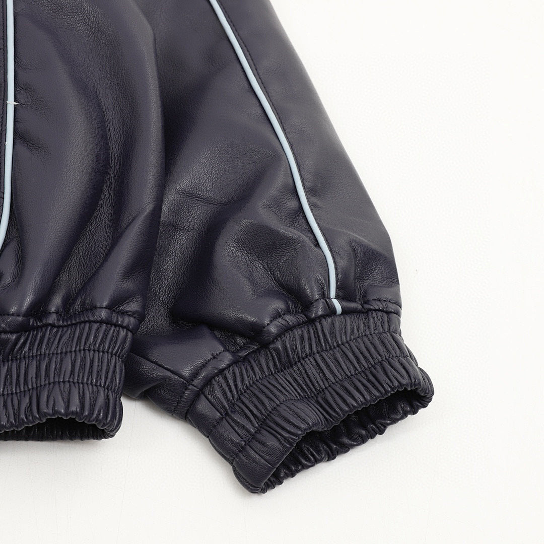 Supreme x Umbro Week 4 Leather Track Jacket (Navy)