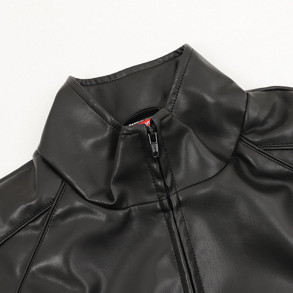 Supreme x Umbro Week 4 Leather Track Jacket (Black)