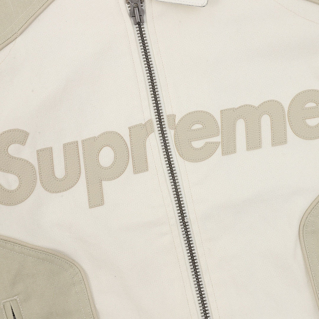 Supreme x Vanson Leathers Cordura Cotton Jacket (White)