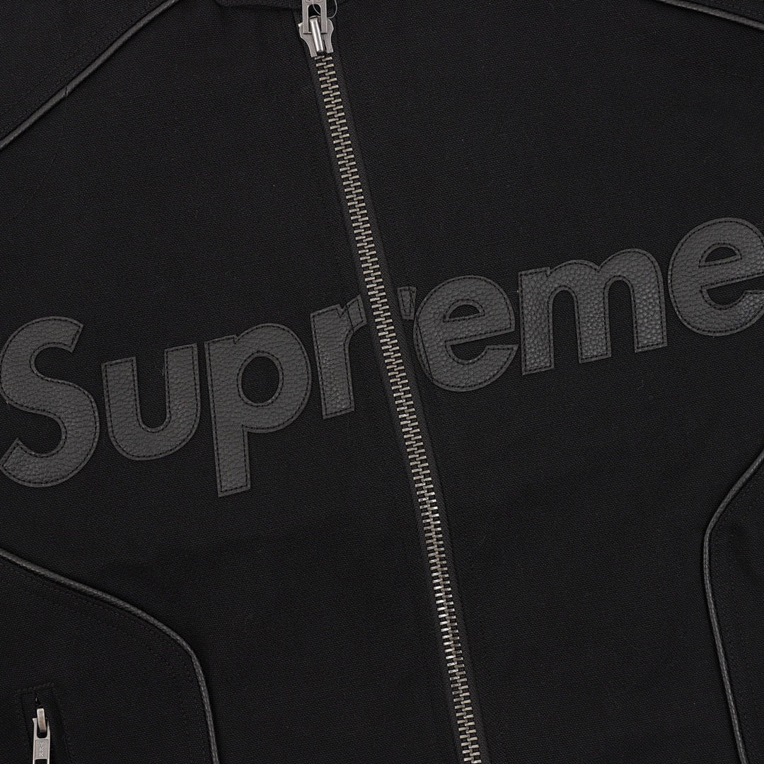 Supreme x Vanson Leathers Cordura Cotton Jacket (Black)