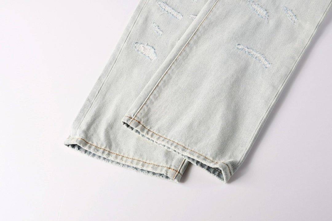 Purple Brand Crystal Diamond Skinny Jeans #9142