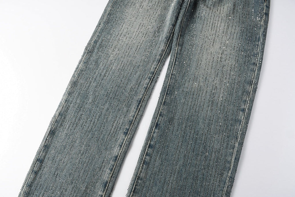 Purple Brand Skinny Jeans #9140 – Destroyed Crystal Diamond Denim