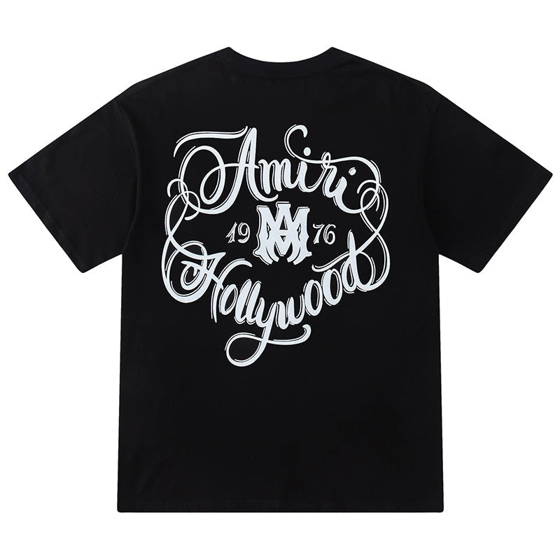 AMIRI Hollywood Lettering-Print T-Shirt