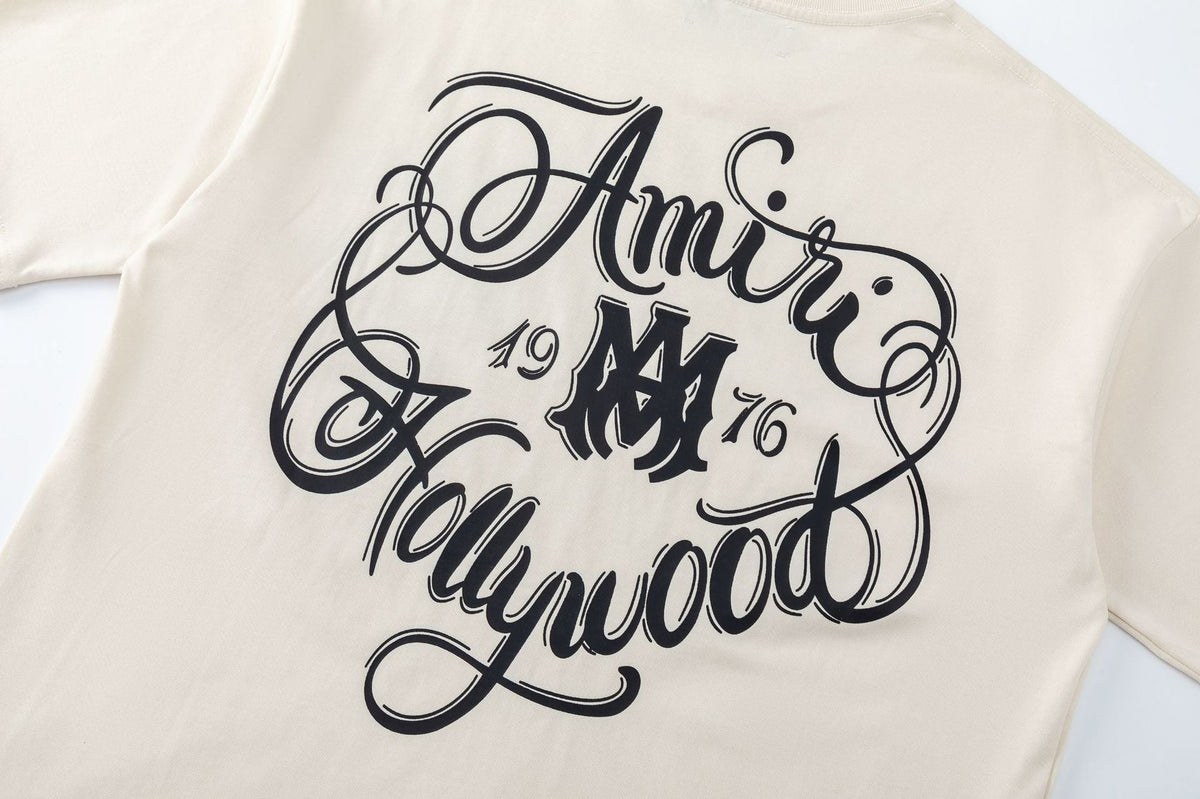 AMIRI Hollywood Lettering-Print T-Shirt