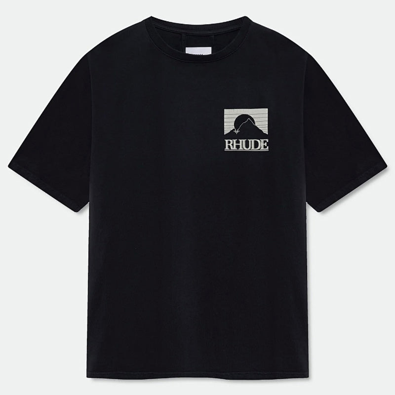 RHUDE Go To Heaven Graphic T-Shirt – Black / White