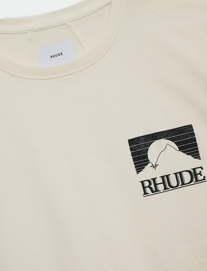 RHUDE Go To Heaven Graphic T-Shirt – Black / White