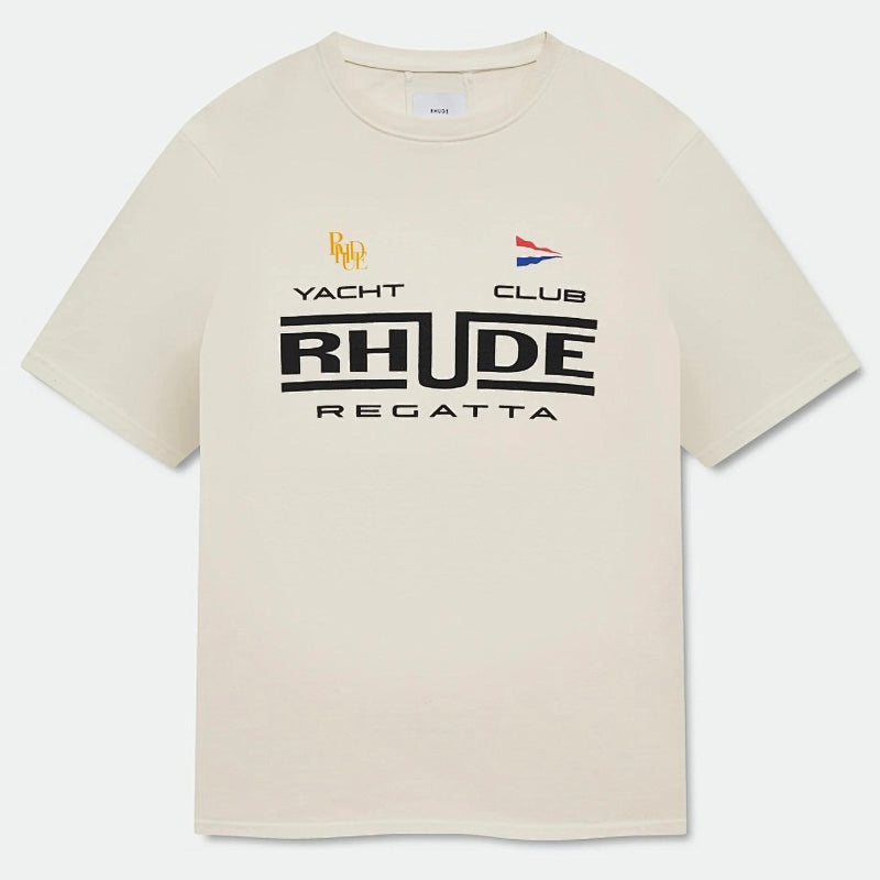 RHUDE Regatta Club T-Shirt – Off-White