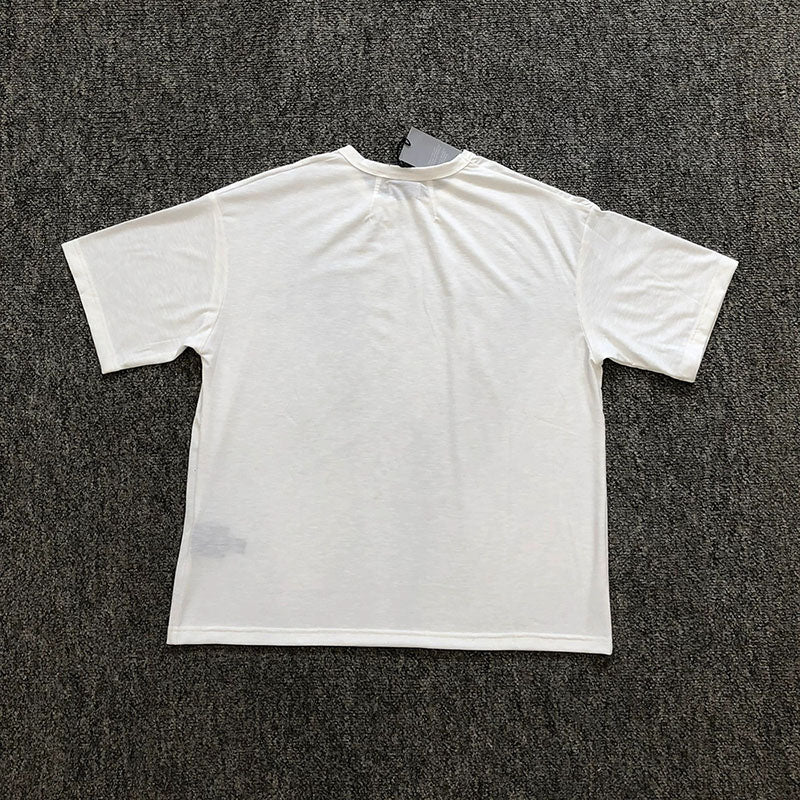RHUDE Distressed-Effect T-Shirt – White