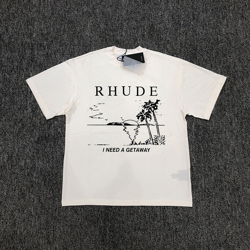 RHUDE I Need A Getaway T-Shirt – White