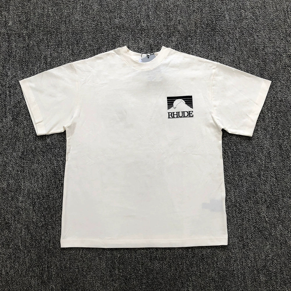 RHUDE Go To Heaven Graphic T-Shirt – Black / White