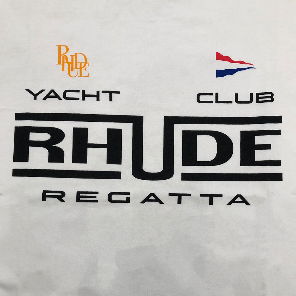 RHUDE Regatta Club T-Shirt – Off-White