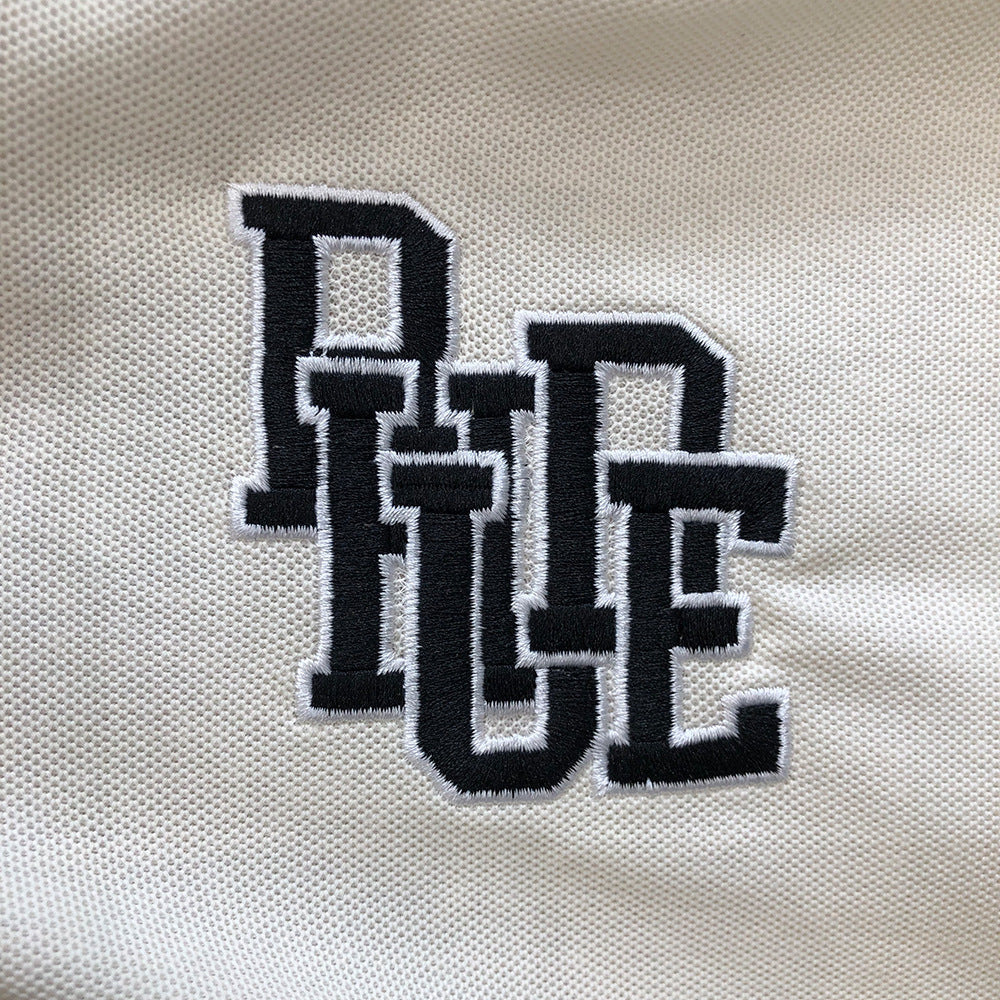 RHUDE Boxy Cotton-Piqué Polo Shirt – Off-White