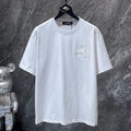 Chrome Hearts Tonal Horseshoe Circle Embroidered Tee – White