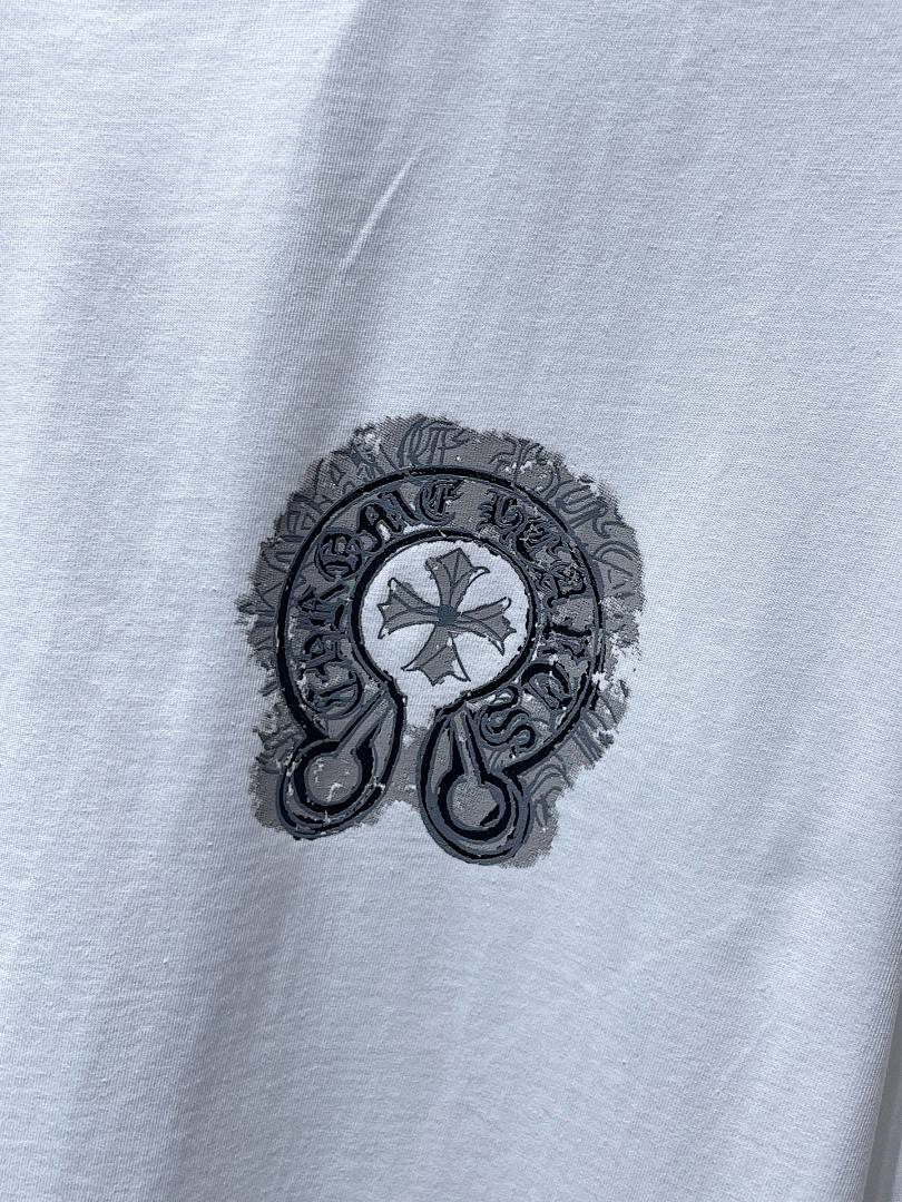Chrome Hearts Horseshoe Cross Graphic Tee – White