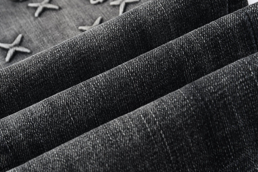 Purple Brand Skinny Jeans #9153 – Destroyed Crystal Diamond Denim