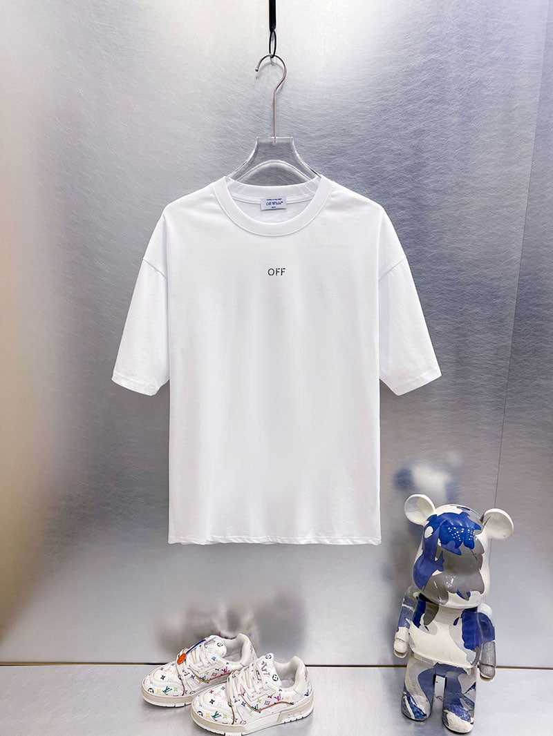 Off-White Big Off Diag Skate T-Shirt — Cyan / White / Black